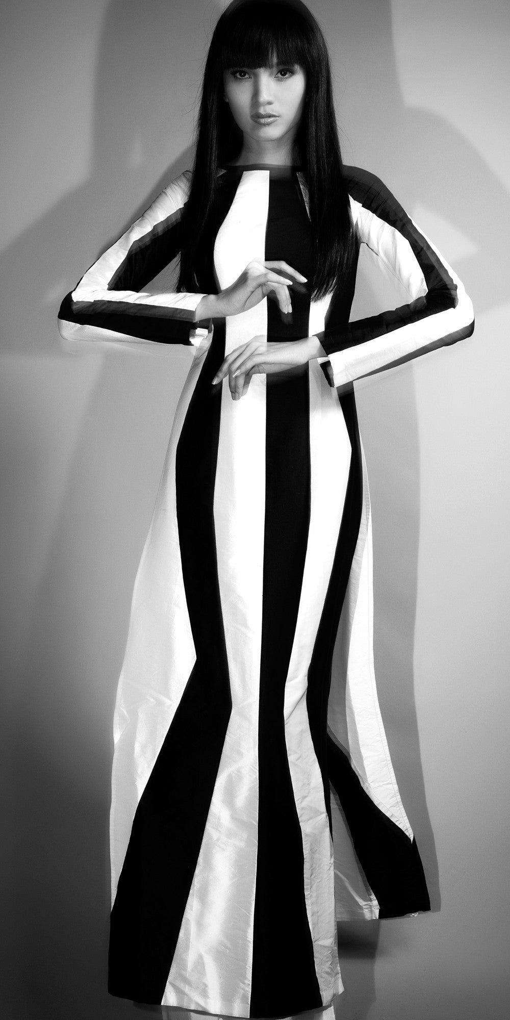 long black & white - AD16 – Chula Fashion