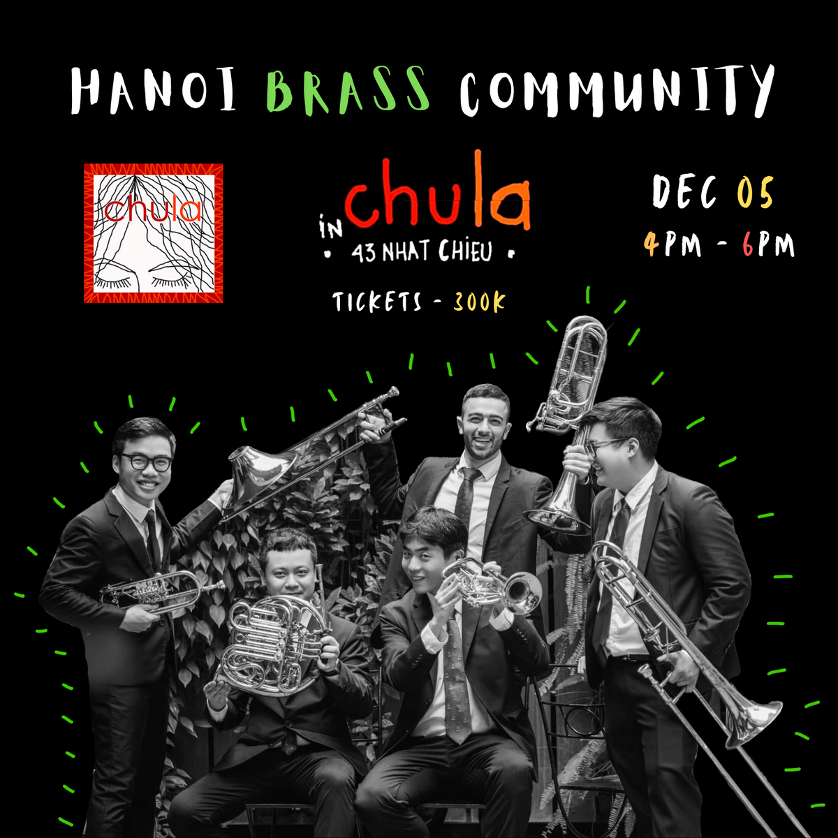 Dec 05 - Hanoi Brass Community in Chula
