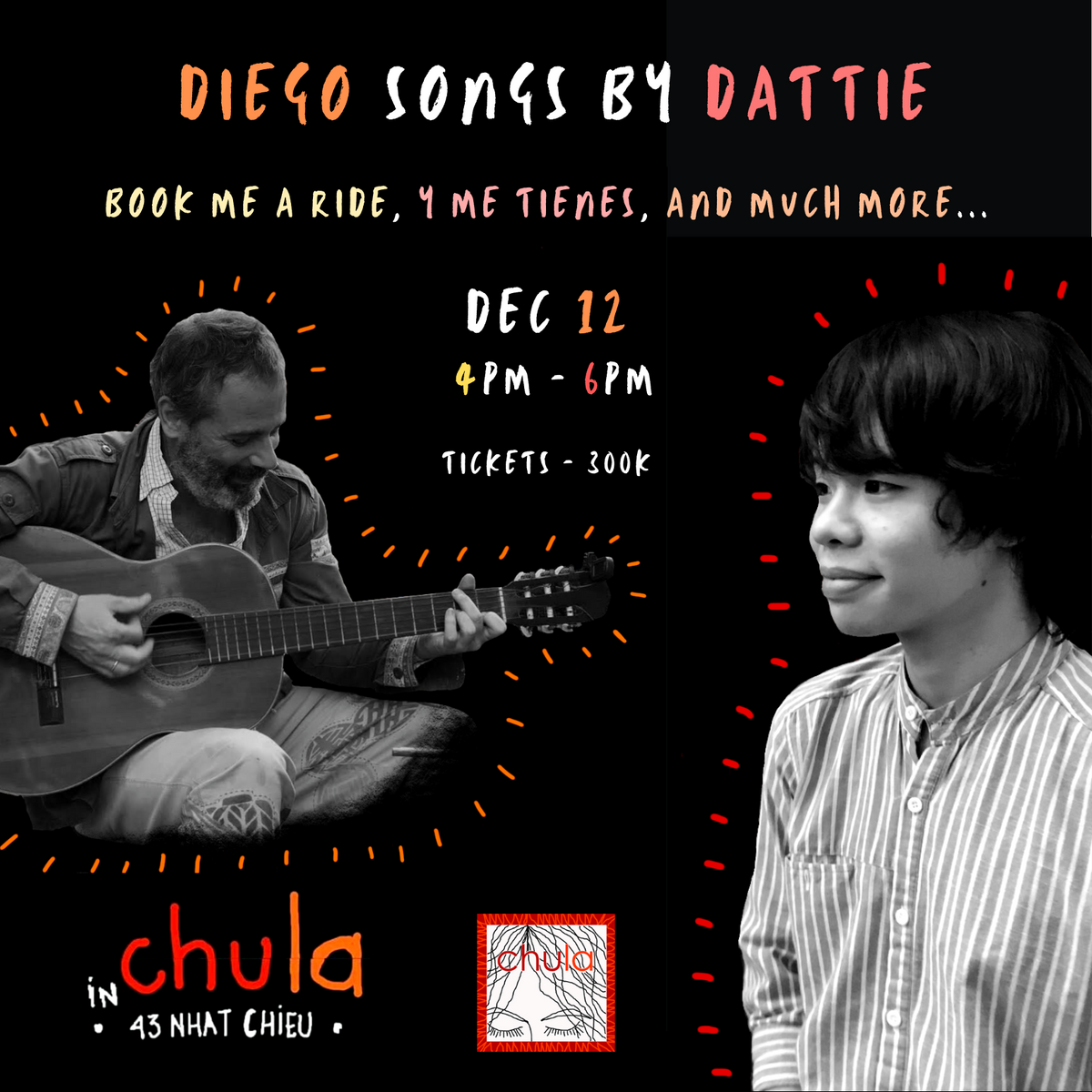 Dec 12 - Diego songs by Dattie