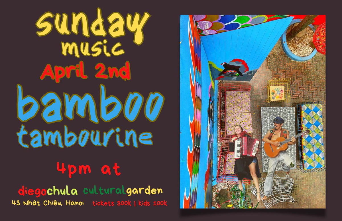 Sunday April 2th </br> "Bamboo tambourine"