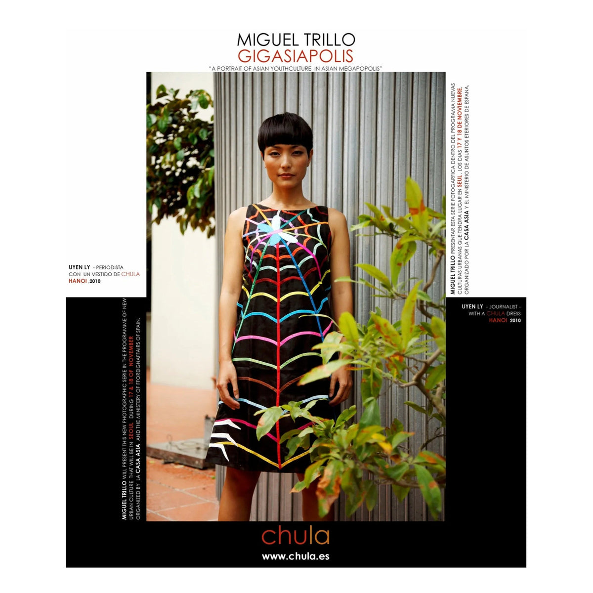 The Spider Is Coming dress in Miguel Trillo's Gigasiapolis series, 2010