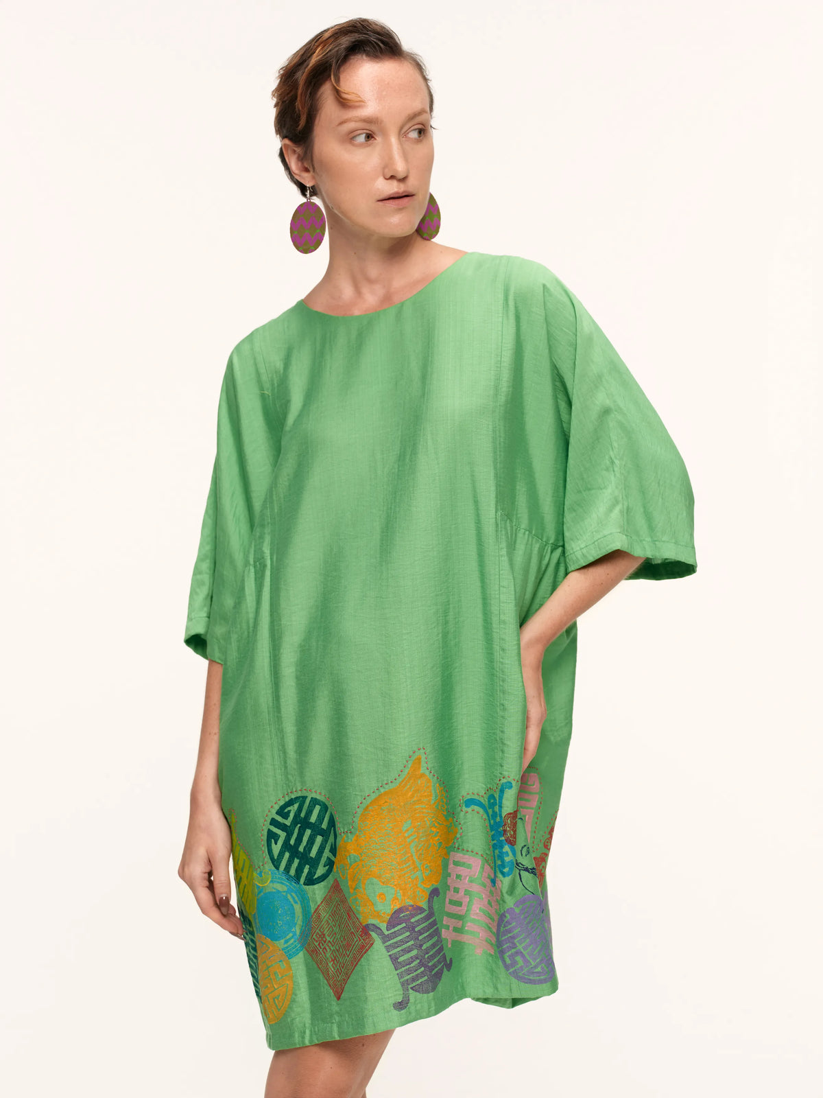 Hundred Longevities Short Dress